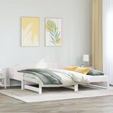  Dnevni krevet na razvlačenje bijeli 90x190 cm masivna borovina | Eponuda.ba