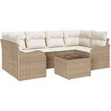  Sjedeća garnitura za vrt Bež 55 x 55 x 37 cm poliratan | shoptok.hr