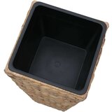  Visoki cvetlični lonci 3 kosi vodna hijacinta rjavi, (20748481) | Shoptok.si