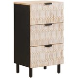  Kreveta Finš bijelog pranja 40 x 33 x 75 cm Čvrsto drvo manga | shoptok.hr