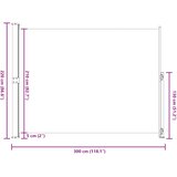  Uvlačiva bočna tenda za terasu 220 x 300 cm crna | shoptok.hr