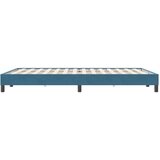 Box Spring krevet bez madracem tamnoplavi 140x220 cm baršun | shoptok.hr