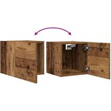  2-dijelni zidni TV ormarić Staro drvo 30,5x30x30 cm | shoptok.hr