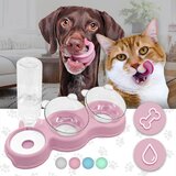 Sofistar Set za hranjenje hišnih ljubljenčkov, Roza, (21085753) | Shoptok.si