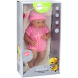  Lutka beba u ružičastoj odjeći, šeširu, dudi i dekici - 39 cm | shoptok.hr