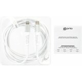 Prio Charge & Sync USB C v Lightning kabel MFi certificiran 2 m bele barve | Shoptok.si