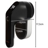 Ruhhy bežični brijač za odjeću sa zaslonom, USB-C, crni | shoptok.hr