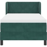  s opruga kutije Tamnozelena 90 x 200 cm Baršun | shoptok.hr