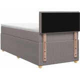  Boxspring krevet s madracem Sivosmeđa 90 x 190 cm Tkanina | shoptok.hr