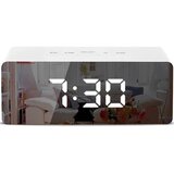  Retoo E227 digitalna LED budilica sa zrcalnim zaslonom – termometar, kalendar, alarm, USB ili baterije | shoptok.hr