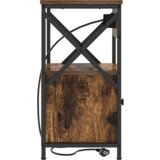 vidaXL Nočne omarice s predalom 2 pcs Dimljeni hrast 40 x 31 x 60 cm | Shoptok.si