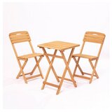 Garden set od 2 stolice i stolić za kafu, smeđa boja | Eponuda.ba