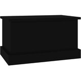  Kutija za pohranu crna 50 x 30 x 28 cm od konstruiranog drva | Eponuda.ba