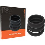  Men&#039;s Play - komplet debelih obročkov za penis - črna (3 kosi) | Shoptok.si
