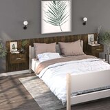  Zidni noćni ormarići 2 kom boja dimljenog hrasta | shoptok.hr