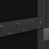 Zidni ormarić za nakit s ogledalom crni 30 x 8,5 x 106 cm | Eponuda.com