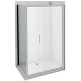 Copen atlas Black bočno staklo 6mm transparentno, crni mat ram - 90 cm | ePonuda.com