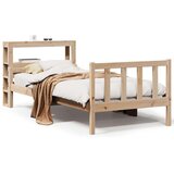 vidaXL Okvir kreveta bez madraca 90 x 190 cm od masivne borovine | shoptok.hr