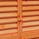  Vrtna Šupa s krovom Smeđa 106 x 56 x 176,5 cm Čvrsto drvo jele | shoptok.hr
