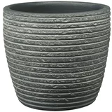 Soendgen Keramik Okrugla tegla za biljke (Vanjska dimenzija (ø x V): 22 x 20 cm, Antracit, Keramika)