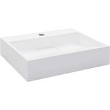  Umivalnik 50x38x13 cm liti mineral/marmor bel, (21409199) | Shoptok.si