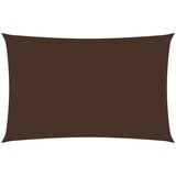 vidaXL Senčno jadro oksford blago pravokotno 2,5x5 m rjavo Cene