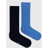 Tommy Hilfiger Čarape 2-pack za muškarce, boja: tamno plava, 371111126