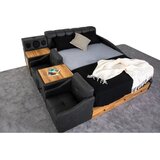 Hanah home bračni krevet nina smart grey Cene