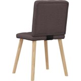 vidaXL Blagovaonske stolice od tkanine 2 kom tamnosmeđe | shoptok.hr