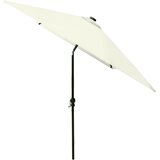  Vrtni suncobran LED s čeličnim stupom 2 x 3 m boja pijeska | shoptok.hr