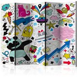  Paravan u 5 dijelova - Energetic Panda II [Room Dividers] 225x172 | shoptok.hr
