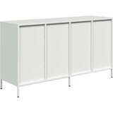 vidaXL Komoda bijela 135x39x73,5 cm hladno valjani čelik | shoptok.hr