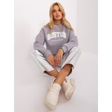 My Red Lips Sweatshirt-EM-BL-617-8.10-white-grey Cene