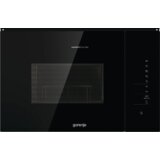 Gorenje BMI251SG3BG vgradna mikrovalovna pečica, črno steklo | Shoptok.si