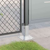  Postolja za stupove kvadratna 12 kom 46x46 mm pocinčani čelik | shoptok.hr