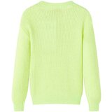  Dječji džemper pleteni neonskožuti 140 | shoptok.hr