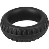 Pulselock Forge - silikonski obroč za penis z vzorcem profila pnevmatike (črn) - 35 mm | Shoptok.si