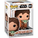 Funko POP figure Star Wars Mandalorian 9 Peli Motto with Grogu | shoptok.hr