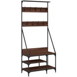 Maison Chic Regal za oblačila s prostorom za čevlje - Polica za čevlje rjav hrast 80x40x184 cm, (21777983) | Shoptok.si