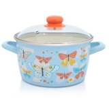 Metalac duboka posuda Leptirići plavi, 20cm/3,5lit Cijene
