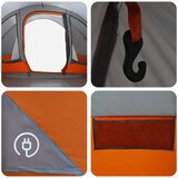  Tunelski šator Siva i narančasta 560 x 395 x 212 cm - Siva i narančasta | shoptok.hr
