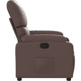  Naslanjač rjavo umetno usnje | Shoptok.si