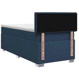 Krevet s box springom madracem i LED-om Plava 90 x 190 cm - Plava 90 x 190 cm Dizajn linija | shoptok.hr