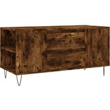 Maison Chic Klubska mizica - kavna mizica - Nizka mizica dimljeni hrast 102x44,5x50 cm inženirski les, (21754222) | Shoptok.si