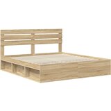  Konstrukcija postelje Sonoma 180 x 200 cm Masivno borovo les, (5000103132) | Shoptok.si