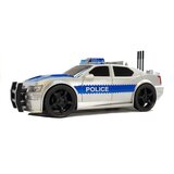  Policijski automobil na baterije 1:20 sa zvučnim i svjetlosnim efektima - srebrni | Shoptok.si