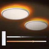 2x 29 cm LED stropna luč z daljincem