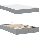  Okvir kreveta s madracem 2 kom. Svjetlosiva tkanina 120 x 200 cm | Shoptok.si