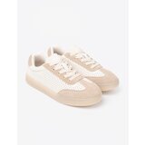 Sergio Leone Women's openwork sneakers light beige | ePonuda.com