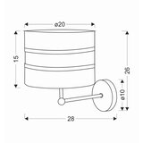 Lesnina XXXL STENSKA SVETILKA 40 W 230 V E27 | Shoptok.si